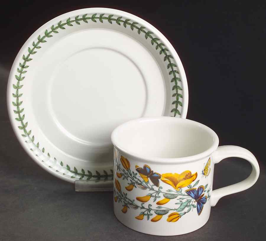 Botanic Garden Drum Breakfast Cup & Saucer Set by Portmeirion-1