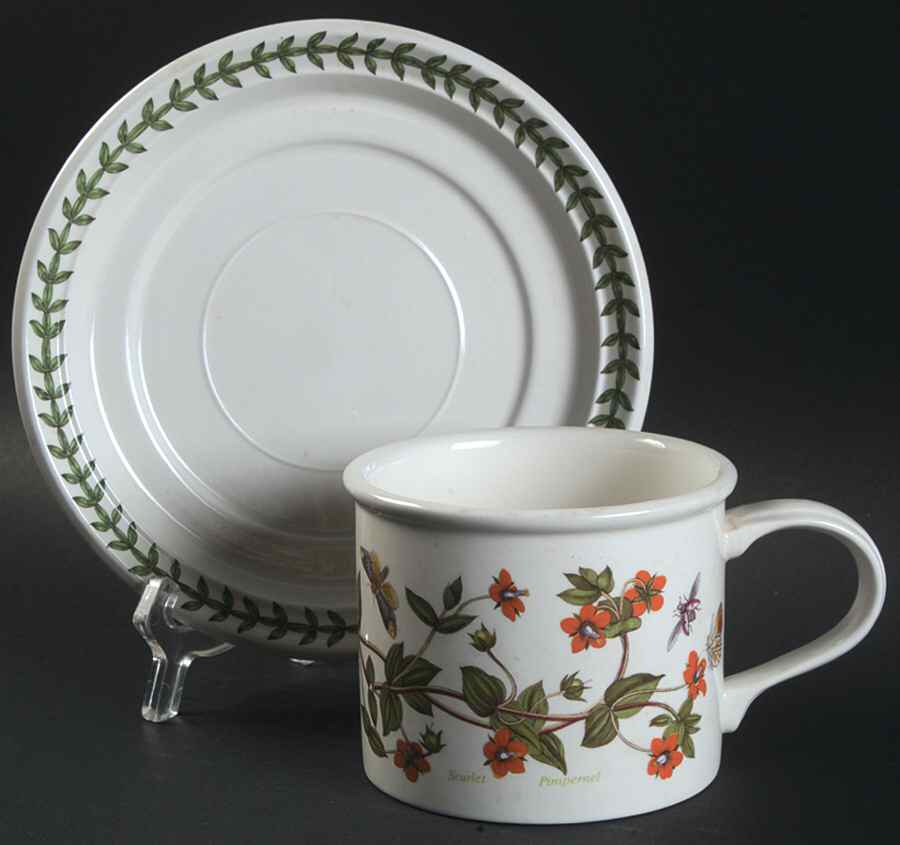 Botanic Garden Drum Breakfast Cup & Saucer Set by Portmeirion-1