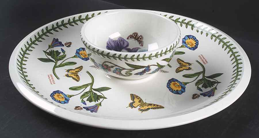 Botanic Garden Chip/Dip Set (Uses ISBFR for Dip) by Portmeirion-1