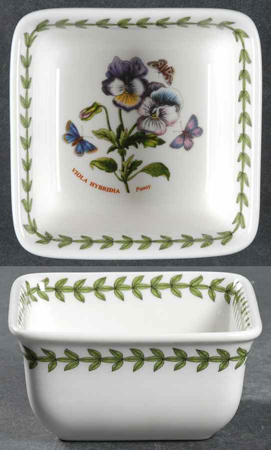 Botanic Garden Square Bowl for 5pc Entertainment Set by Portmeirion-1