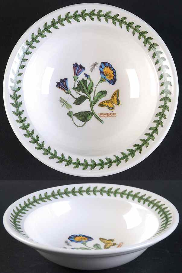 Botanic Garden Romantic Shape Rim Cereal/Oatmeal Bowl by Portmeirion-1