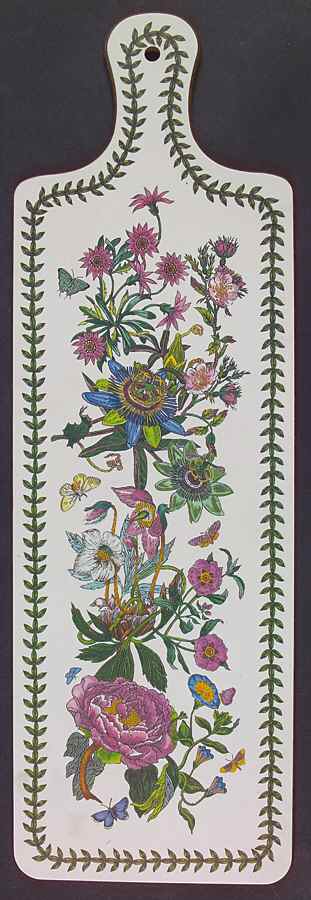 Botanic Garden 17" Wood Rectangular Cutting Board by Portmeirion-1
