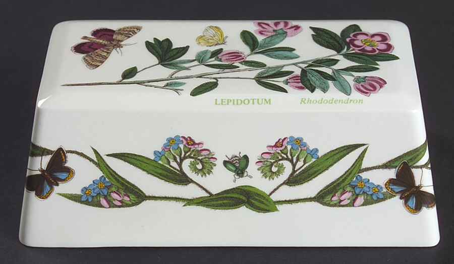 Botanic Garden Lid for 1/4 Lb Butter by Portmeirion-1
