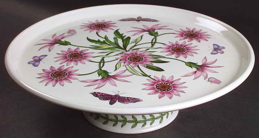 Botanic Garden 12" Diameter Pedestal Cake Stand by Portmeirion-1