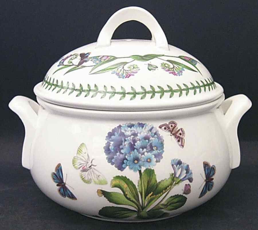 Botanic Garden 2.5qt Round Covered Casserole Romantic Shape by Portmeirion-1