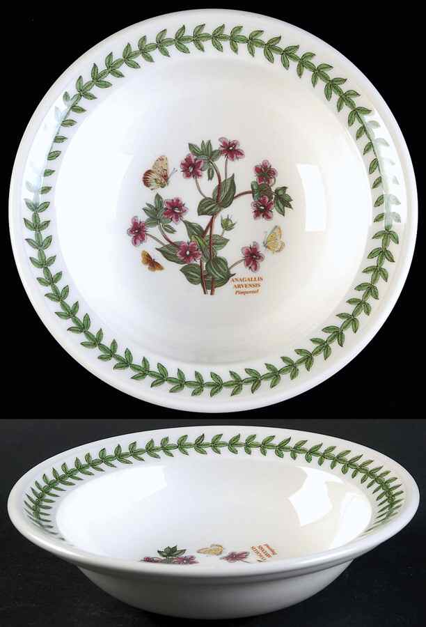 Botanic Garden Romantic Shape Rim Cereal/Oatmeal Bowl by Portmeirion-1