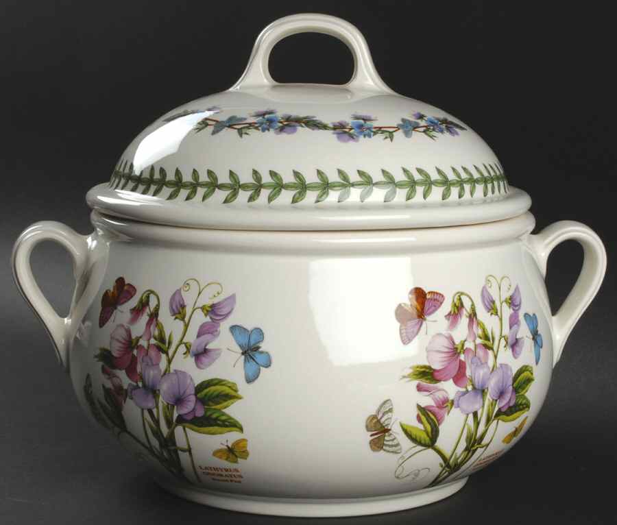 Botanic Garden Lid for 3 Qt Round Romantic Shape Casserole by Portmeirion-1