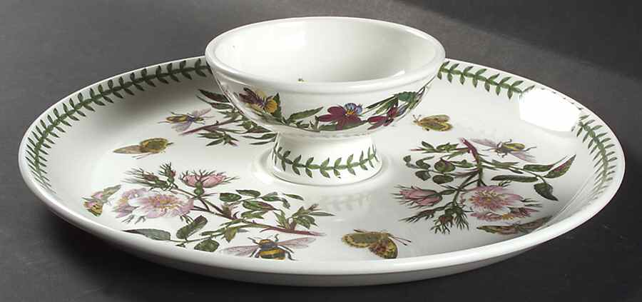 Botanic Garden Chip/Dip Set (Uses Sorbet for Dip) by Portmeirion-1
