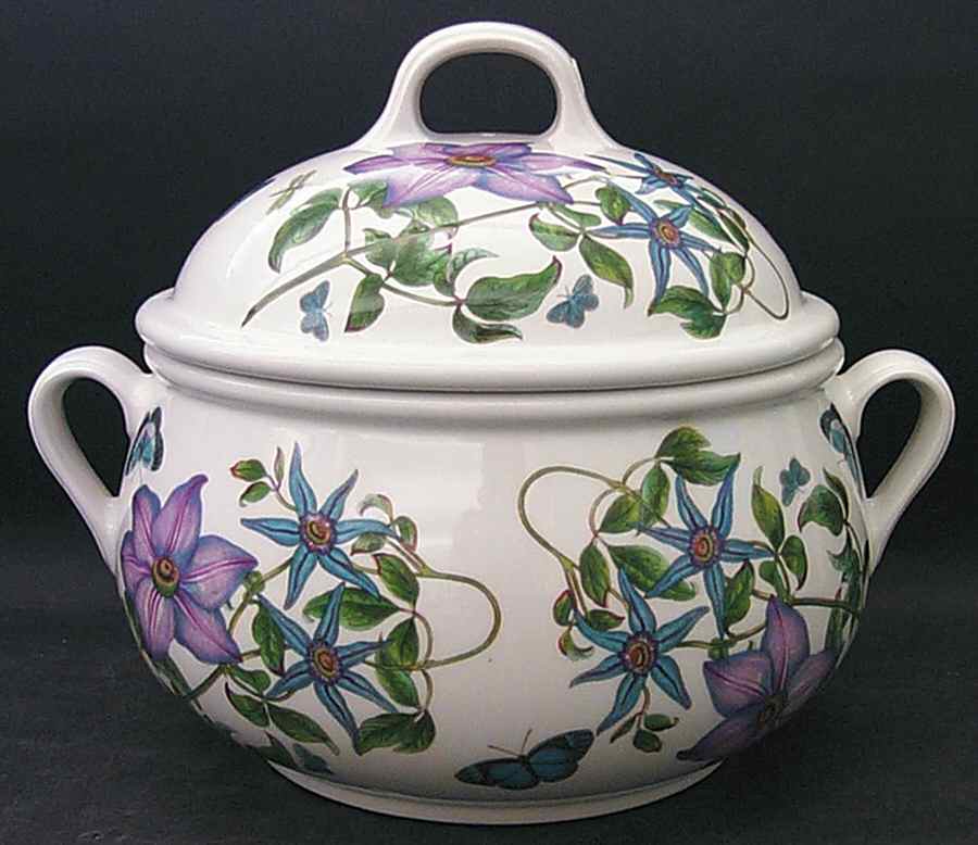 Botanic Garden 3 Qt Round Romantic Shape Covered Casserole by Portmeirion-1