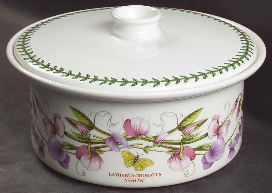 Botanic Garden 1.75 Qt Drum Round Covered Casserole by Portmeirion-1