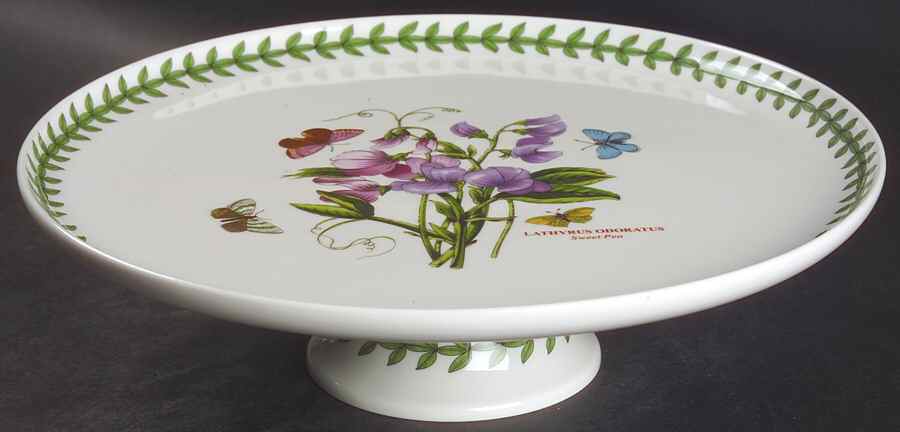 Botanic Garden 12" Diameter Pedestal Cake Stand by Portmeirion-1