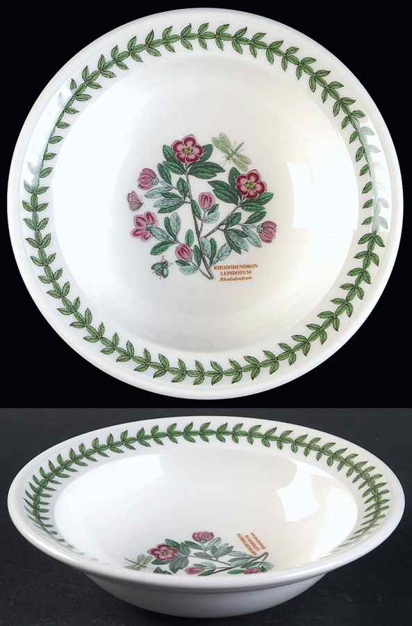 Botanic Garden Romantic Shape Rim Cereal/Oatmeal Bowl by Portmeirion-1