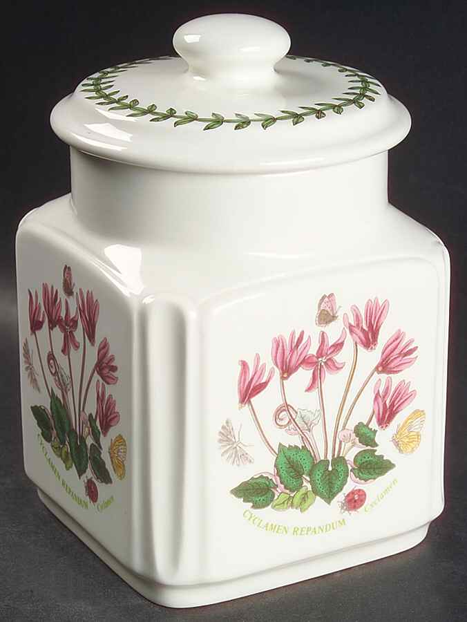 Botanic Garden Coffee/Tea Caddy & Lid by Portmeirion-1