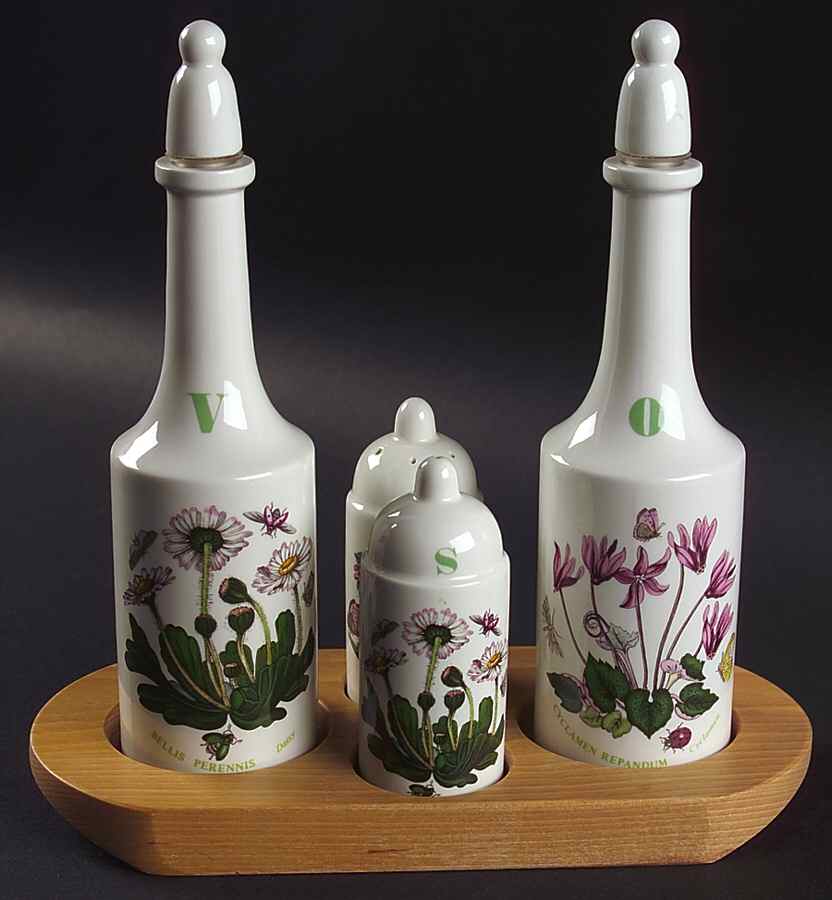 Botanic Garden (7 Piece) Condiment Set (SAP,VO,TRAC) by Portmeirion-1