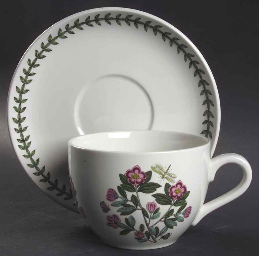 Botanic Garden Jumbo Cup & Saucer Set by Portmeirion-1