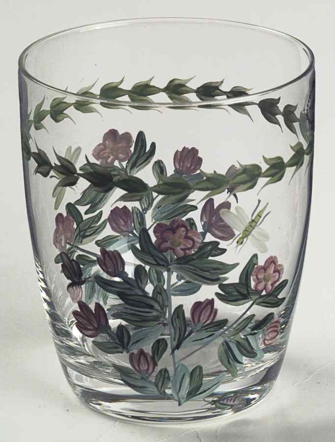 Botanic Garden 14 Oz Handpainted Glassware Double Old Fashioned by Portmeirion-1