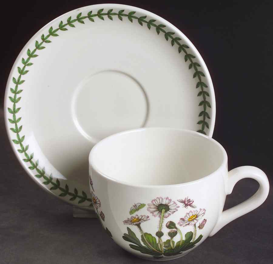Botanic Garden Jumbo Cup & Saucer Set by Portmeirion-1