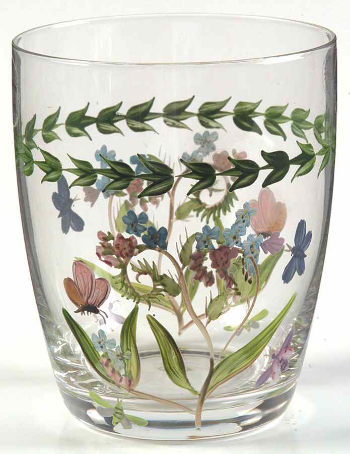 Botanic Garden 14 Oz Handpainted Glassware Double Old Fashioned by Portmeirion-1