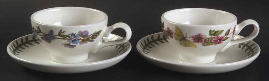 Botanic Garden 25th Anniversary Espresso Cup & Saucer - Set of 2 by Portmeirion-1