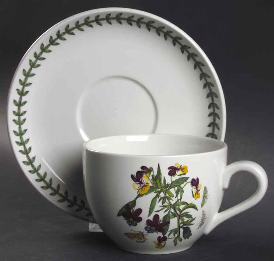 Botanic Garden Jumbo Cup & Saucer Set by Portmeirion-1
