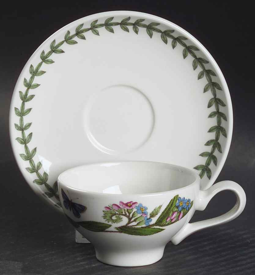Botanic Garden Espresso Cup & Saucer Set-25 Anniversary by Portmeirion-1