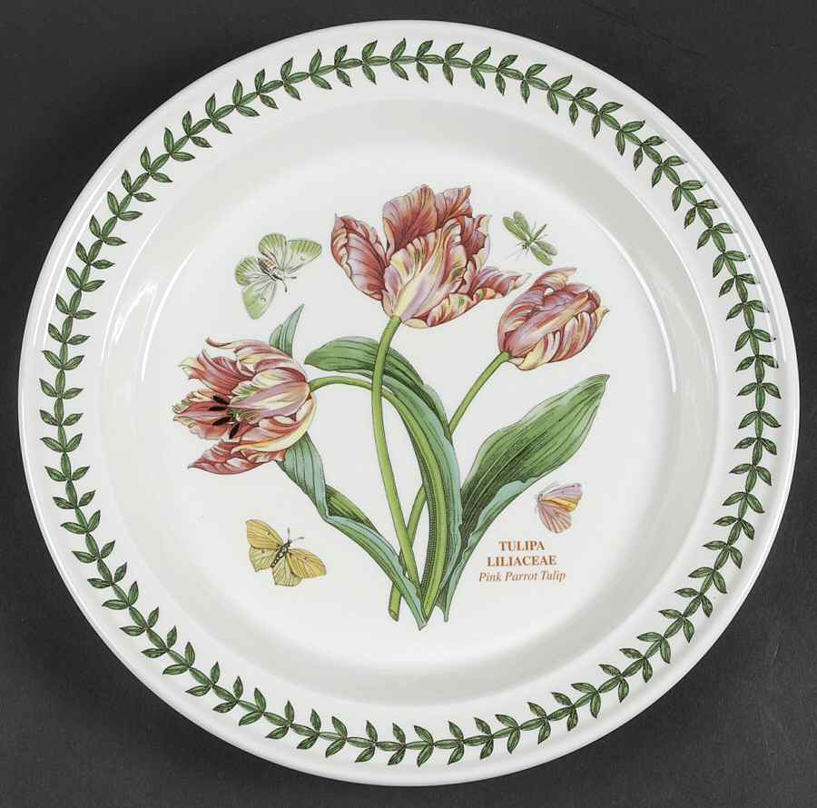 Botanic Garden Dinner Plate with 50th Anniversary Backstamp by Portmeirion-1