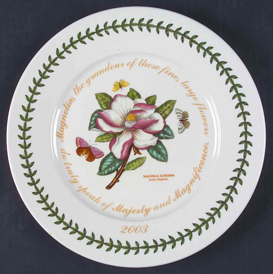 Botanic Garden 2003 Collector Plate by Portmeirion-1