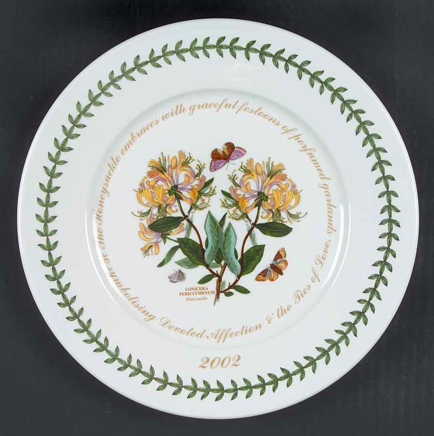 Botanic Garden 2002 Collector Plate by Portmeirion-1
