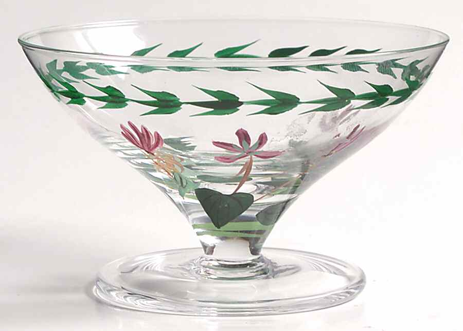 Botanic Garden Handpainted Glass Mini Comport by Portmeirion-1