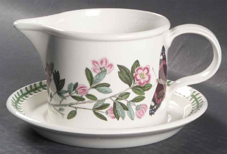 Botanic Garden Gravy Boat & Underplate by Portmeirion-1