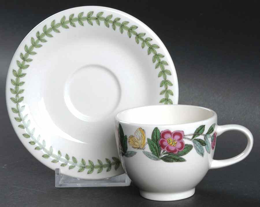 Botanic Garden Sovereign Espresso Cup & Saucer by Portmeirion-1
