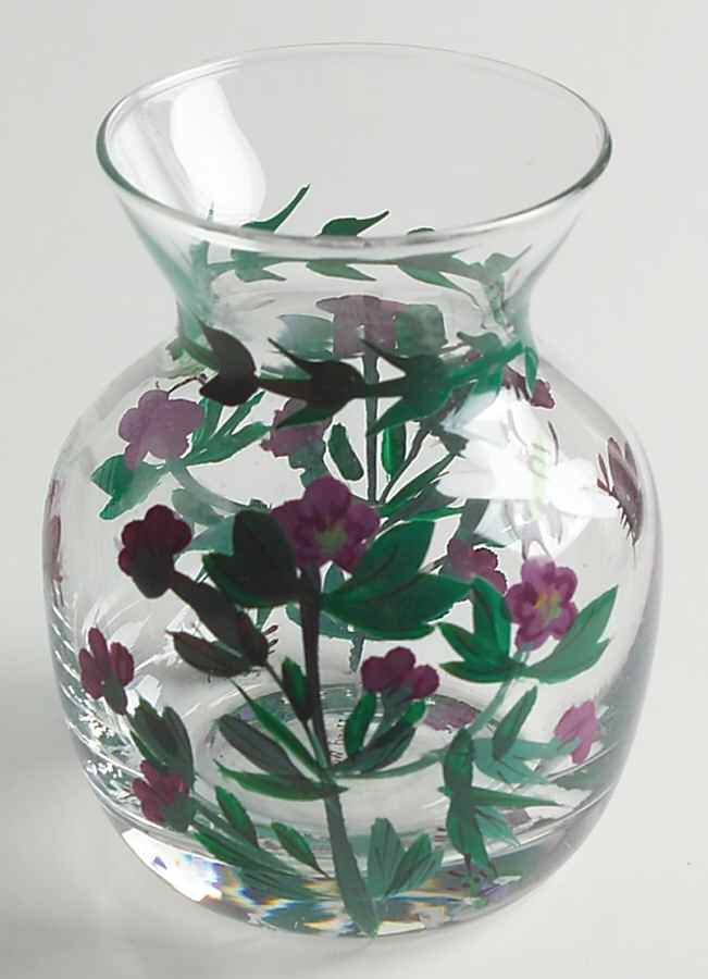 Botanic Garden 3" Glass Handpainted Mini Vase by Portmeirion-1