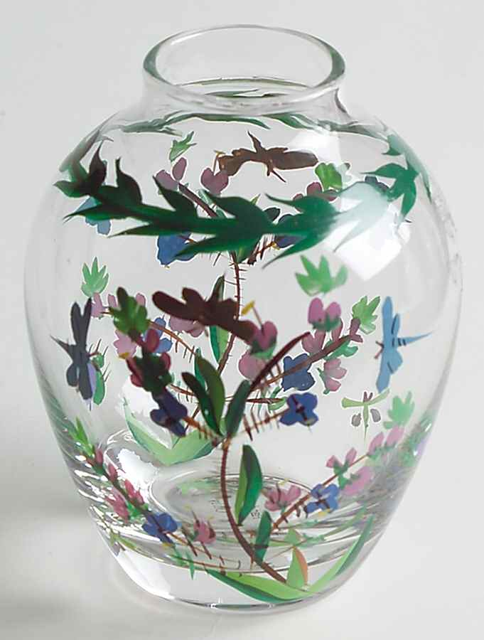 Botanic Garden 3" Glass Handpainted Mini Vase by Portmeirion-1