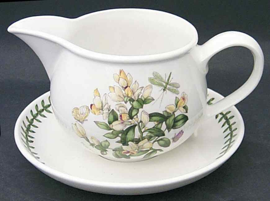 Botanic Garden Gravy Boat & Underplate by Portmeirion-1