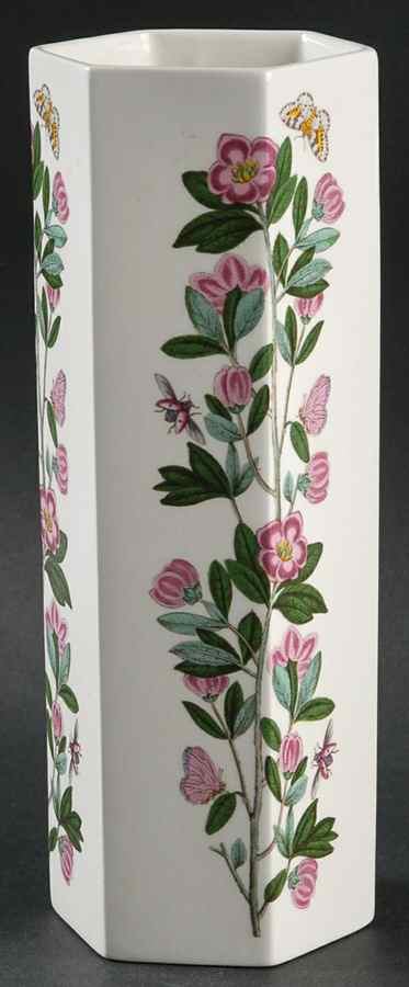 Botanic Garden 9" Hexagonal Vase by Portmeirion-1