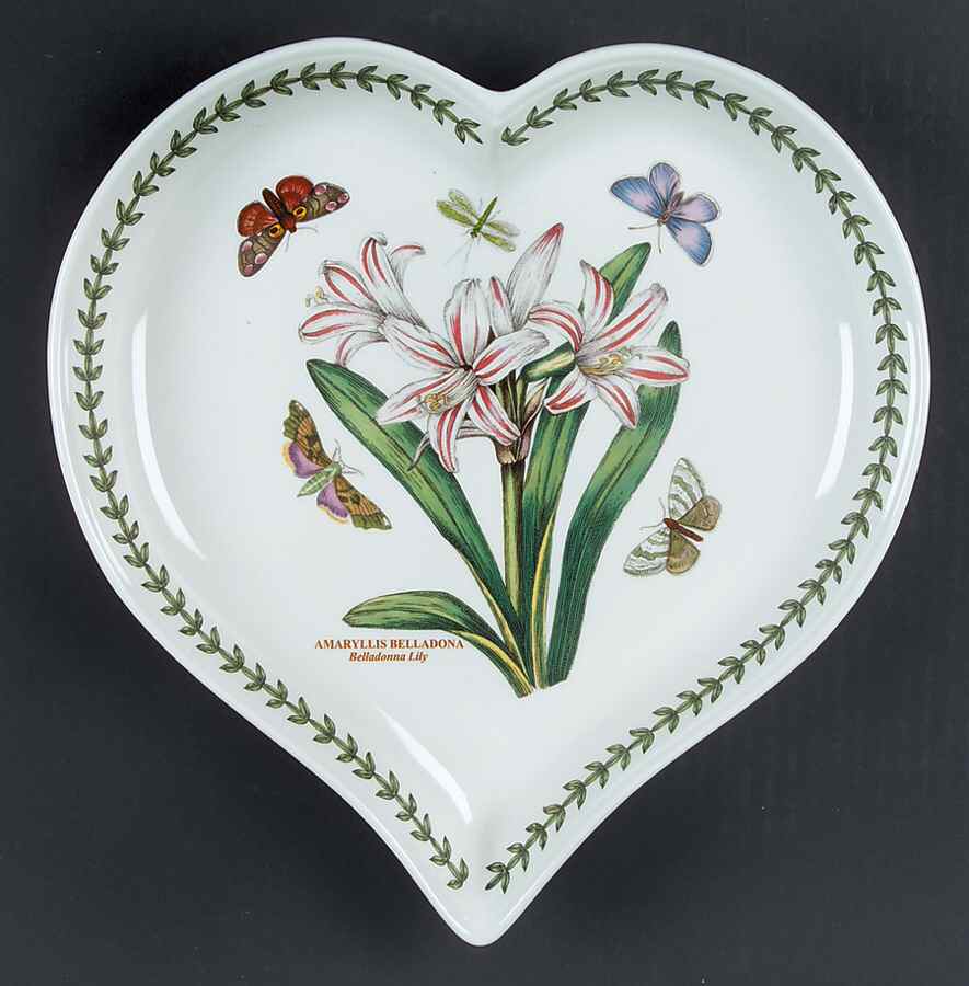 Botanic Garden Heart Shaped Dish by Portmeirion-1