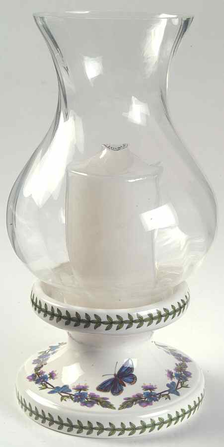 Botanic Garden Hurricane Lamp & Globe by Portmeirion-1