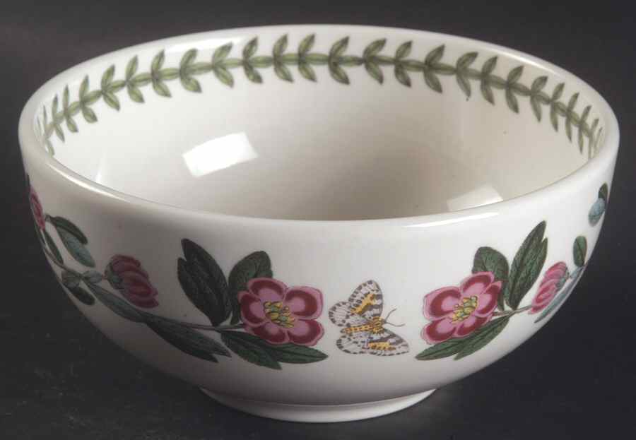 Botanic Garden Indiv Salad/Dessert/Fruit Bowl W/Laurel Inside by Portmeirion-1