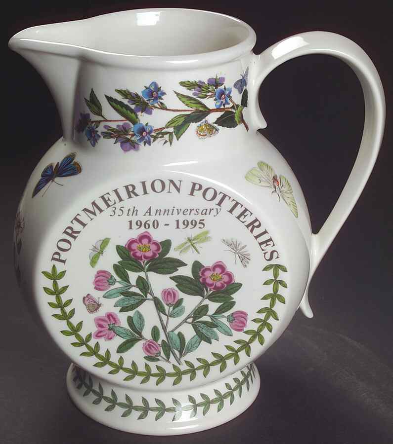 Botanic Garden 40 Oz Anniversary Coral Jug by Portmeirion-1