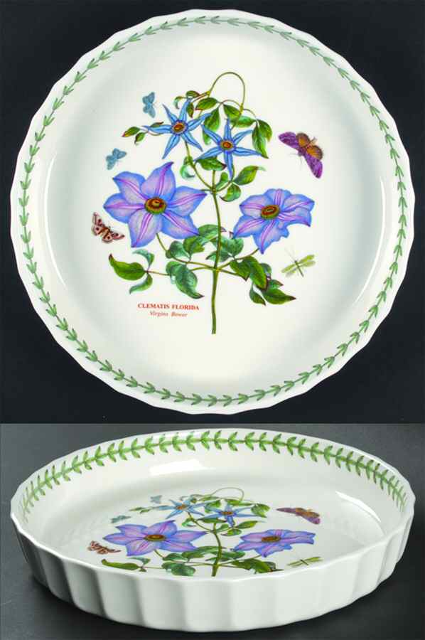 Botanic Garden 10" Round Flan by Portmeirion-1