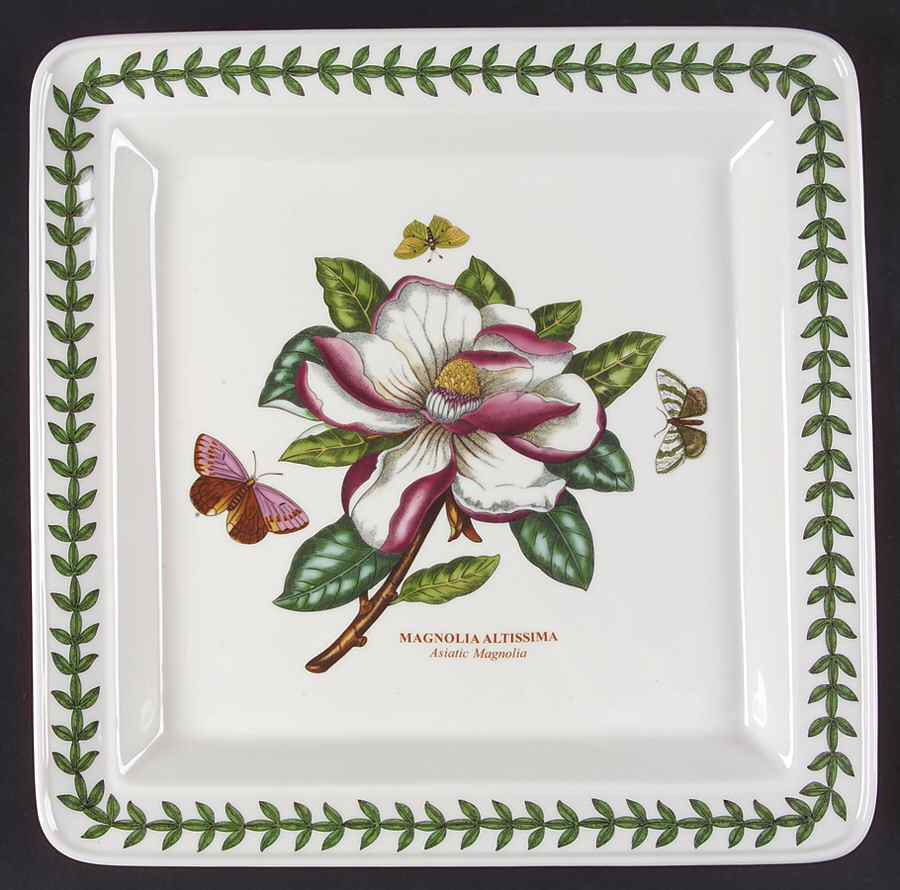 Botanic Garden Square Dinner Plate by Portmeirion-1