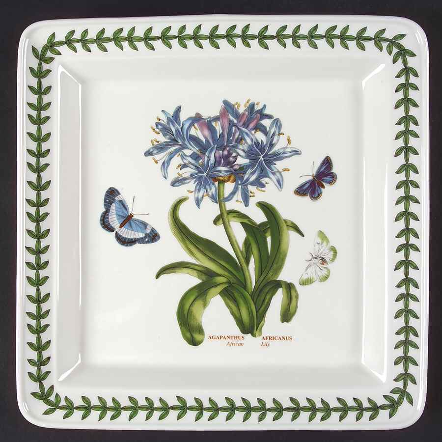 Botanic Garden Square Dinner Plate by Portmeirion-1