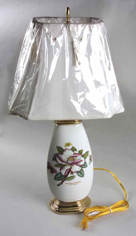 Botanic Garden Tulip Vase Lamp & Shade by Portmeirion-1