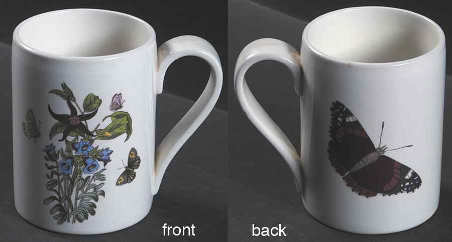 Botanic Garden 1972 Flower & Butterfly Mug by Portmeirion-1