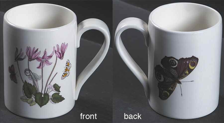 Botanic Garden 1972 Flower & Butterfly Mug by Portmeirion-1