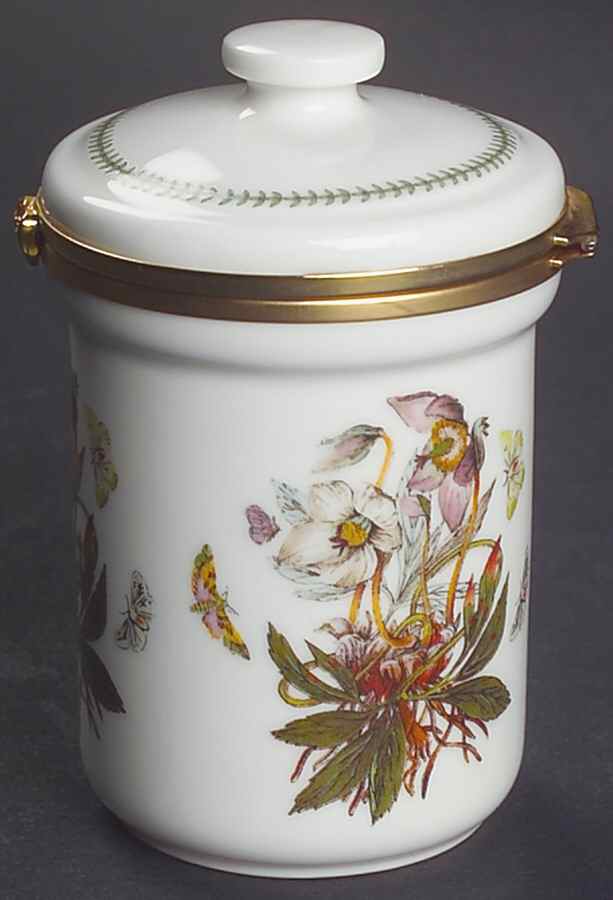 Botanic Garden Bread Crock Miniature Box with Hinged Lid by Portmeirion-1