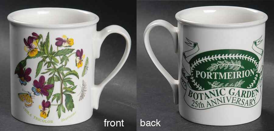 Botanic Garden 25th Anniversary Commemorative Breakfast Mug by Portmeirion-1