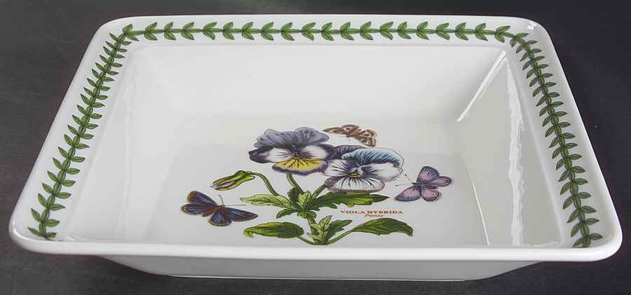 Botanic Garden 8" Square Low Bowl by Portmeirion-1