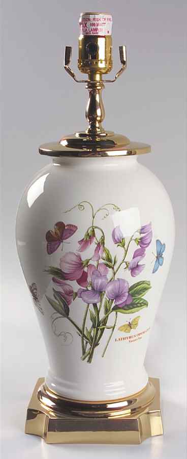 Botanic Garden Canton Vase Lamp No Shade by Portmeirion-1