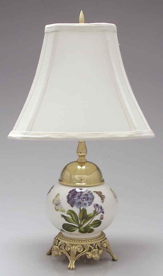Botanic Garden Small Globe Vase Lamp & Shade by Portmeirion-1